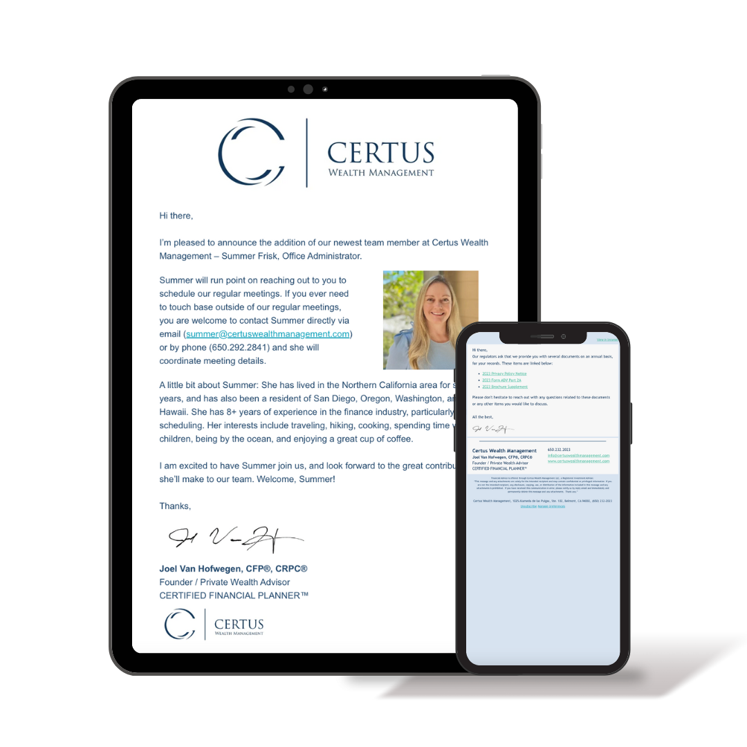 One-Off Client Communications_Certus