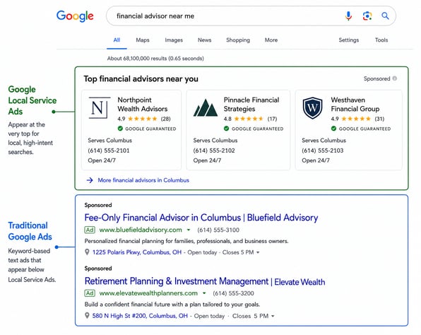 financial advisor near me mockup